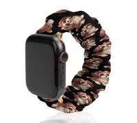 Beauty Shih Tzu Dog - Correa elástica para reloj compatible con iWatch, divertidas correas de reloj inteligente para hombres y mujeres, 38 mm/40 mm, 42 mm/44 mm, 42mm/44mm, Poliéster, No es una piedra