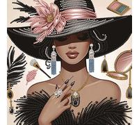 Beauty Special 5D DIY Pieza de mosaico de cuentas para adultos principiantes Decoración del hogar Pintura de puntos de diamantes 30 x 30 cm