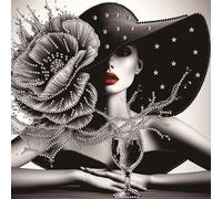 Beauty Special 5D DIY Pieza de mosaico de cuentas para adultos principiantes Decoración del hogar Pintura de puntos de diamantes 30 x 30 cm