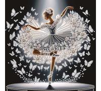 Beauty Special 5D DIY Pieza de mosaico de cuentas para adultos principiantes Decoración del hogar Pintura de puntos de diamantes 30 x 30 cm