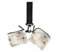 Beauty Spring Flowers South Dakota Pasque Flower - Carteras para mujer, tarjeteros, monedero con correa de muñeca para trabajo, viajes, 2 piezas, flores de primavera de belleza Dakota del Sur, Beauty