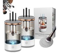 Beauty Swirl - Limpiador de brochas cosméticas, The Cozy Luna, limpiador de brochas de maquillaje eléctrico, máquina limpiadora de brochas de maquillaje, limpiador automático de brochas de maquillaje