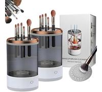 Beauty Swirl - Limpiador de brochas cosméticas, The Cozy Luna, limpiador de brochas de maquillaje eléctrico, máquina limpiadora de brochas de maquillaje, limpiador automático de brochas de maquillaje
