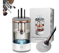 Beauty Swirl - Limpiador de brochas cosméticas, The Cozy Luna, limpiador de brochas de maquillaje eléctrico, máquina limpiadora de brochas de maquillaje, limpiador automático de brochas de maquillaje