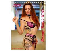 Beauty Tattoo Girls (Tischkalender 2026 DIN A5 hoch), CALVENDO Monatskalender: Unser Kalender Beauty Tattoo Girls mit hinreißenden TattooModels kunstvoll in Szene gesetzt.
