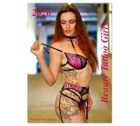 Beauty Tattoo Girls (Wandkalender 2026 DIN A2 hoch), CALVENDO Monatskalender: Unser Kalender Beauty Tattoo Girls mit hinreißenden TattooModels kunstvoll in Szene gesetzt.