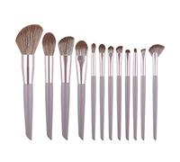 Beauty Tools Foundation Eye Shadow Brush Set Slant Cut 12 Pinceles de maquillaje completos
