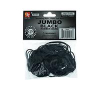 Beauty Town Natural Elastic Rubber Black Long 125u (01061)