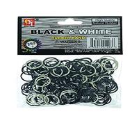 Beauty Town Natural Elastic Rubber White and Black 250u (01003)