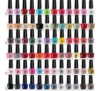 Beauty4Britain Juego de 72 esmaltes de uñas 72 colores pastel perlados brillantes clásicos de moda Hecho en la UE (Set A+B+C, 72 Colours)