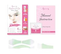 BEAUTY7 Bandas Depilatorias Faciales Precortadas, Kit 8 Tiras