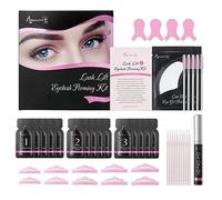 Beauty7 Mejorado Kit de Levantamiento de Pestañas, Permanente Lifting Kit de Pestañas Rizador SemiPermanente Curling, Paquete Individual Lash Lift para Salón Uso Doméstico