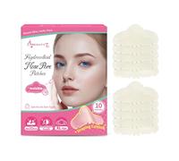 Beauty7 Tiras quitapuntos negras, 10 unidades, hidrocoloide, para eliminar puntos negros, adhesivo para eliminar espinillas, absorbe aceite y puntos negros y adhesivos limpiadores para la nariz