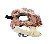 BEAUTYBIGBANG Máscara de Dinosaurio Con Mandíbula Móvil - Decoración Realista Para Halloween, Cosplay, Fiesta y Cumpleaños - Cubierta de Cabeza y Máscara Facial