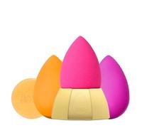Beautyblender® Cosmo Beauty Blender - Juego de 5 piezas esenciales - 3 esponjas de maquillaje, 1 esponja y limpiador de pinceles, soporte nido, aplicación profesional, vegano y libre de crueldad,