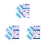 BeautyChic Tiras Depilatorias Axilas y Bikini para Pieles Sensibles, 8 unidades, con Aceite de Almendras Dulces Bio y Vitamina E, Fragancia Aciano, 11,5 x 6 cm (Paquete de 3)