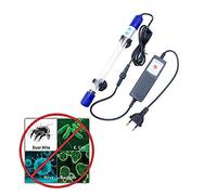 beautyhe Luz Acuario SubacuáTica Luces Led Sumergibles En Agua Matanza De Algas EsterilizacióN Luz para Acuario DesinfeccióN UV Iluminacion Led para Acuarios 7w,Set Time