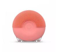 BEAUTYMAXX® ELARA 3" Mini cepillo de limpieza facial eléctrico de silicona multifuncional, limpiador de vibración sónico de silicona, lavadora de cara suave, dispositivo de belleza de limpieza facial ultrasónica impermeable (rosa)
