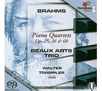Beaux Arts Trio - Brahms: Cuartetos Piano / Beaux Arts Trio, Wampler