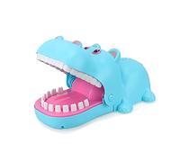 BEAUXI Sacamuelas Cocodrilo, Juego para Niños de 4 Años en Adelante, con Luces y Efectos de Sonido (Hipopótamo-Música-Luz)