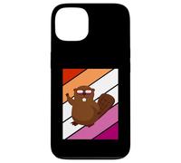 Beaver Pride Lesbian Flag LGBTQ Orgullo Orgullo Apoyo Orgullo Carcasa para iPhone 13