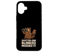 Beaver Spotter Gift River Wildlife Watch I Saw The Beaver Carcasa para iPhone 16 Plus