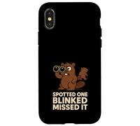 Beaver Spotter Gift River Wildlife Watch I Saw The Beaver Carcasa para iPhone X/XS