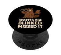 Beaver Spotter Gift River Wildlife Watch I Saw The Beaver PopSockets PopGrip Adhesivo