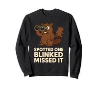 Beaver Spotter Gift River Wildlife Watch I Saw The Beaver Sudadera