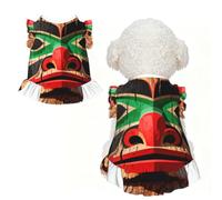 Beaver Totem Pole M - Ropa para mascotas para perros pequeños, bonito traje de verano para cachorros, ropa suave y transpirable para mascotas para gatos