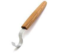 BeaverCraft, Cuchillo de Gancho SK2 Roble - 3cm Hoja Cuchillo para Tallar Madera para Tazones Cucharas Tallado a Mano Derecha Cuchillo para Tallar Madera Herramientas Curvas para Principiantes