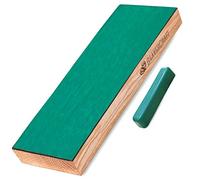 BeaverCraft, Kit de Afilado de Cuero LS4P1 Kit de Bloque Asentador Kit de Afilado de Cuchillos Afilador de Cuero para Afilar Cuchillos Afilador de Madera BeaverCraft de 20cm Afilado de Cuero en Bloque