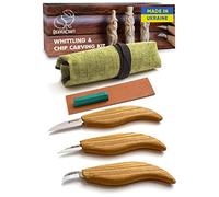 BeaverCraft, Kit S15 de Cuchillos para Tallar Madera - Juego de Gubias para Tallar Madera - Kit de Tallado de Madera - Juego de Herramientas de Tallar Madera - Herramientas para Principiantes