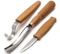 BeaverCraft S14 Kit de Herramientas para Tallar en Madera Set de Cuchillos para Tallar Kit de Herramientas Gubias para Tallar en Madera para Tallar en Madera
