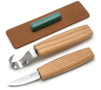 BeaverCraft, Set de Cuchillos para Tallar Cucharas de Madera S01 - Kit de Herramientas para Hacer Cucharas - Cuchillo de Gancho - Kuksa para Principiantes - Kit Profesional para Tallar Madera