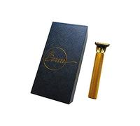 BEAVERSTRONG Recortadora de pelo profesional para hombres, Full Metal Body Electric Hair Trimmer (Oro)