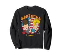 Beavis and Butt-Head 4th Of July Vintage Americana Logo Sudadera