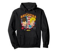 Beavis and Butt-Head 4th Of July Vintage Americana Logo Sudadera con Capucha
