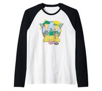 Beavis and Butt-Head Golf Club '93 Distressed Portrait Camiseta Manga Raglan