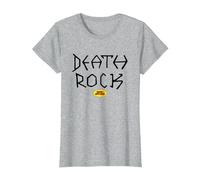 Beavis and Butt-Head Halloween Beavis Death Rock Costume Camiseta, Mujer, Gris Jaspeado, S