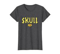 Beavis and Butt-Head Halloween Butt-Head Skull Logo Costume Camiseta, Mujer, Jaspeado Oscuro, S