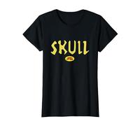 Beavis and Butt-Head Halloween Butt-Head Skull Logo Costume Camiseta, Mujer, Negro, S