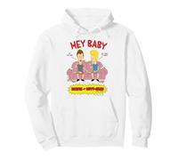 Beavis and Butt-Head Hey Baby Sofa Scene Funny Cartoon Sudadera con Capucha