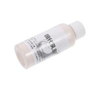 Beavorty 1 Botella de Maquillaje para Halloween Antiarrugas Antienvejecimiento Prótesis Facial de Látex Vulcanizado Tono Oscuro