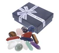 Beavorty 1 Caja De Gemas De Cristal Decoración De Escritorio De Oficina Accesorio De Enseñanza Piedras Irregulares Colección De Muestras De Piedra De Cristal Adorno De Piedras De