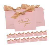 Beavorty 1 Juego Caja De Favor De Fiesta Giftcrad Bolsos De Fiesta Negros Suministros De Boda Bolsas De De Papel Reciclado Embalaje De De Dulces Poliéster Rosa 50 Pcs