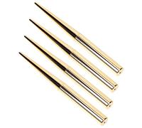 Beavorty 1 Juego Tubo De Lápiz Labial Tubo De Lápiz Labial Brillo Paletas De Sombras De Ojos Para Mujeres Más Regordete Bahía Bálsamo Botellas Tinte Abdominales De Plastico Golden 4 Piezas