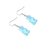Beavorty 1 Par Aretes De Oso De Dibujos Animados Publicar Aretes Para Mujeres Preciosos Pendientes Estético Pendientes Extravagantes Pendientes Para Mujer De Moda Colgado Azul El Plastico