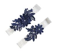 Beavorty 1 Par Floral Cinturón De Boda Novia De La Boda Nupcial Marina De Guerra