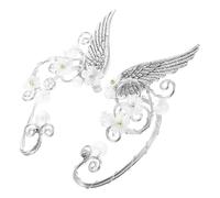 Beavorty 1 Par Pendientes Puños De Orejas Para Mujer Ear Cuff No Perforante Brazalete Manguitos De Hadas Orejas De Hadas Mujeres Adultas Aretes Falsos Aretes De Hada Puños De Arete Aleación